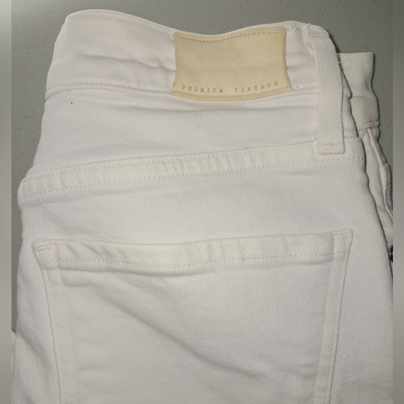 Citizens of Humanity White High Rise Jeans Olivia Crop High Rise Slim Size 25 - Picture 4 of 15